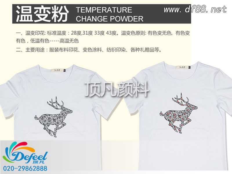 變色龍顏料與感溫變色顏料的三大區(qū)別